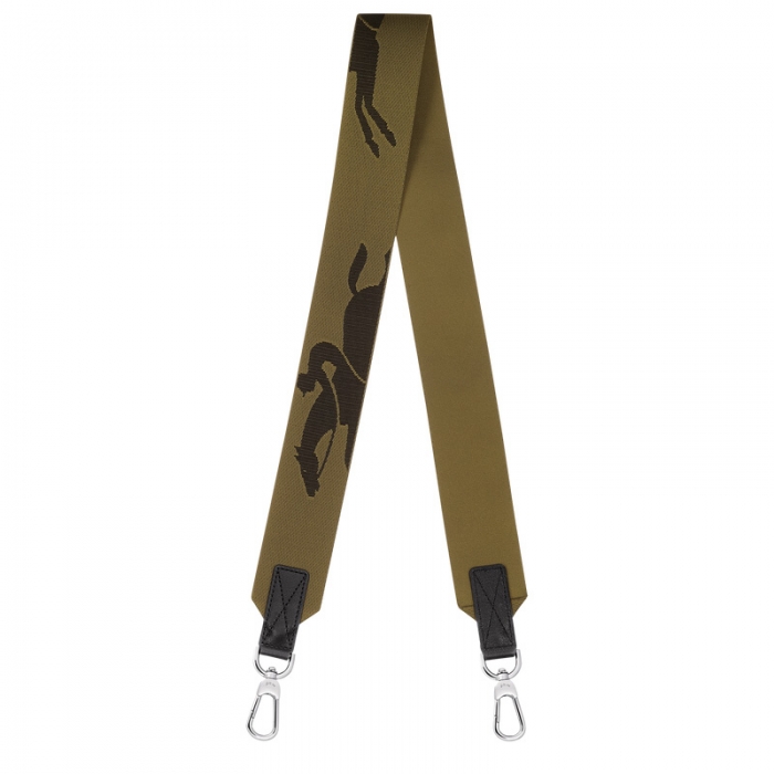 Longchamp Men's 3D Shoulder strap Artichoke - Canvas | Artichoke