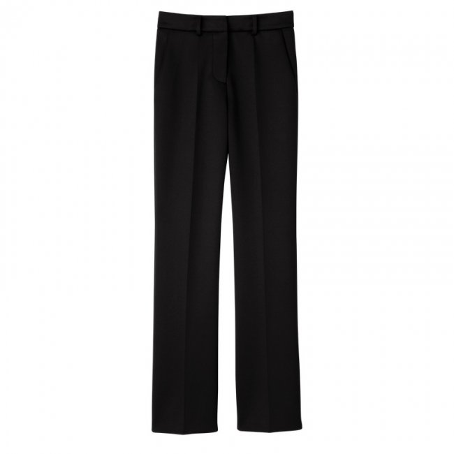 Longchamp Women's Trousers Black - Jersey | Black