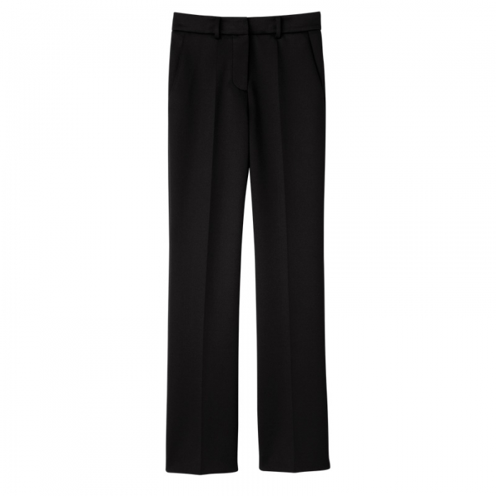 Longchamp Women's Trousers Black - Jersey | Black