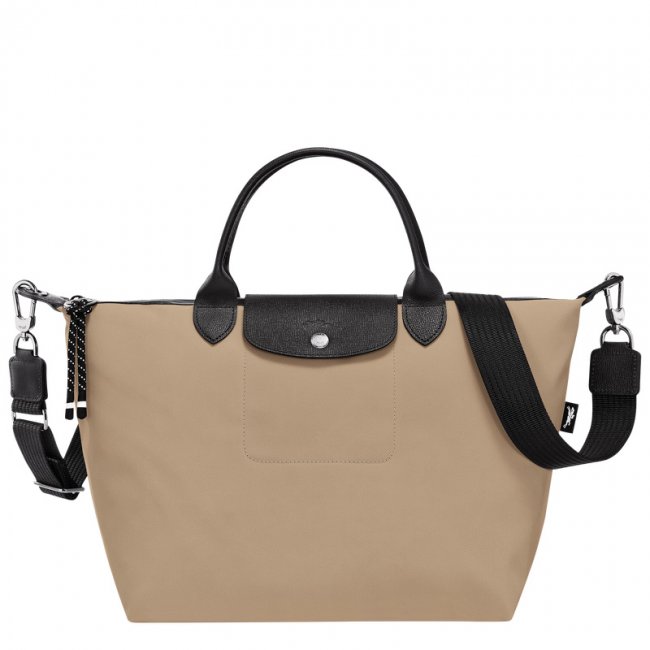 Longchamp Men's Le Pliage Energy L Handbag Clay - Recycled canvas | Clay