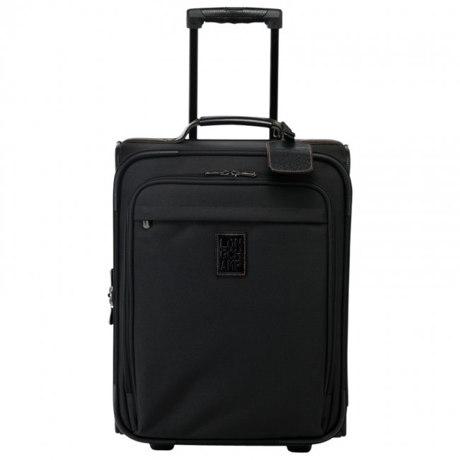 Longchamp Men's Boxford S Carry-on Black - Recycled canvas | Black