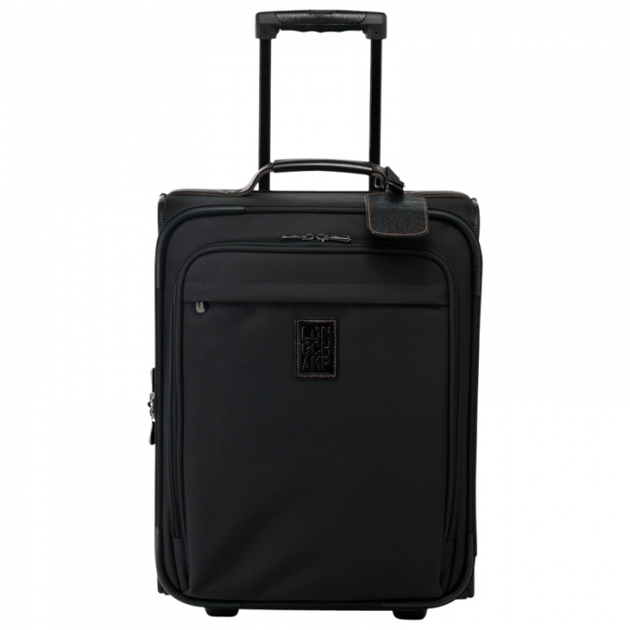Longchamp Men's Boxford S Carry-on Black - Recycled canvas | Black
