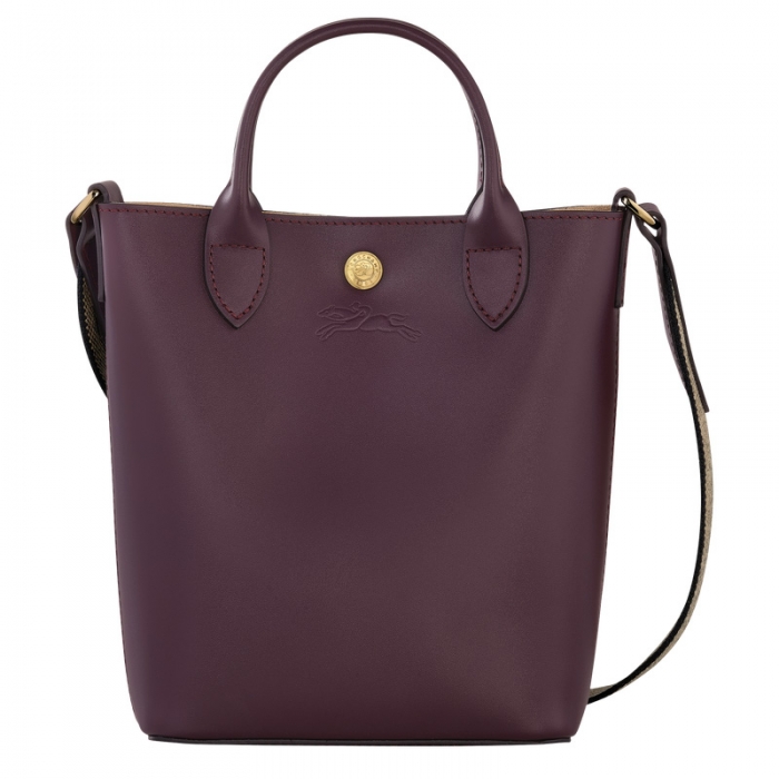 Longchamp Women's Épure XS Tote bag Eggplant - Leather | Eggplant