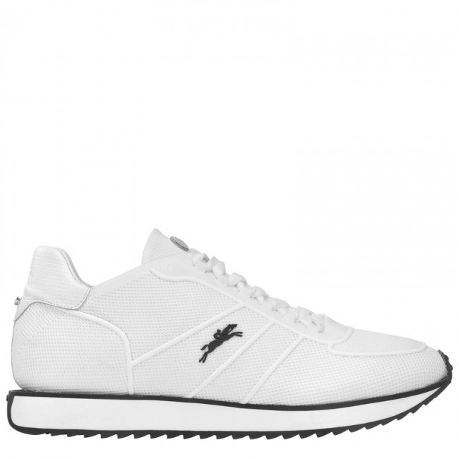 Longchamp Women's Le Pliage Collection Sneakers Ecru - Leather | Ecru