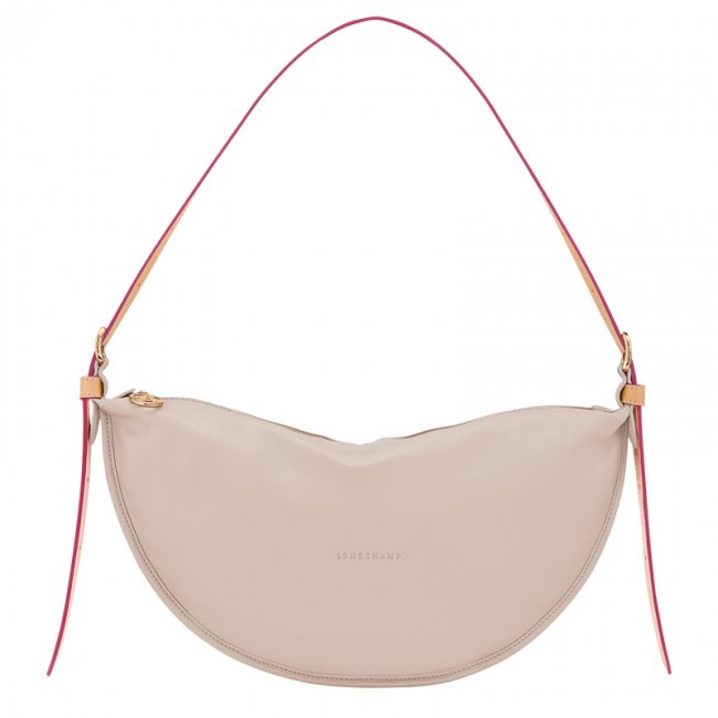 Longchamp Women's Smoothie M Crossbody bag Clay - Leather | Clay