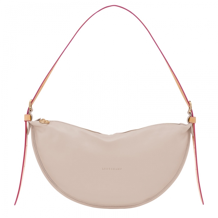 Longchamp Women's Smoothie M Crossbody bag Clay - Leather | Clay