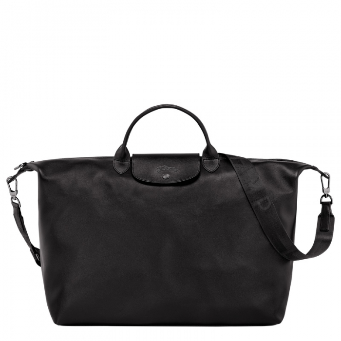 Longchamp Men's Le Pliage Xtra L Travel bag Black - Leather | Black