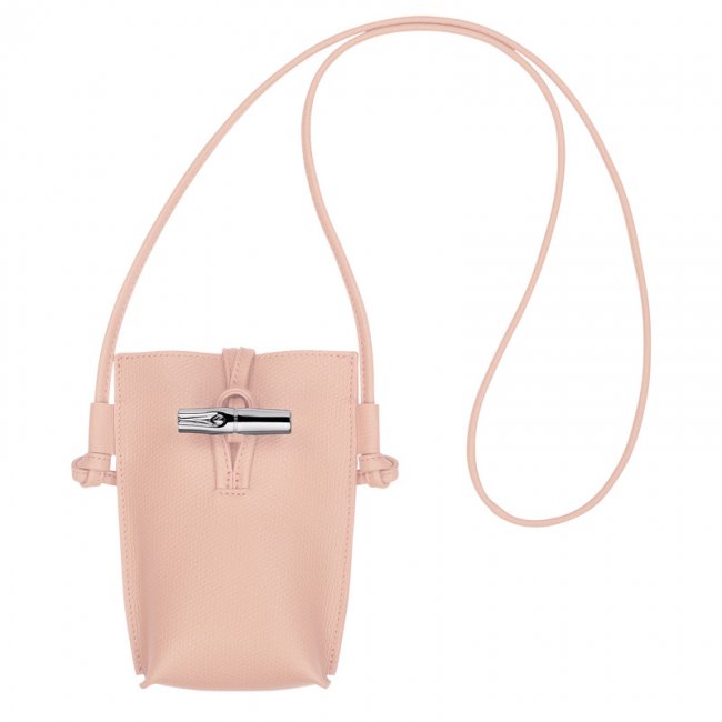 Longchamp Women's Le Roseau Phone case Ballerina - Leather | Ballerina