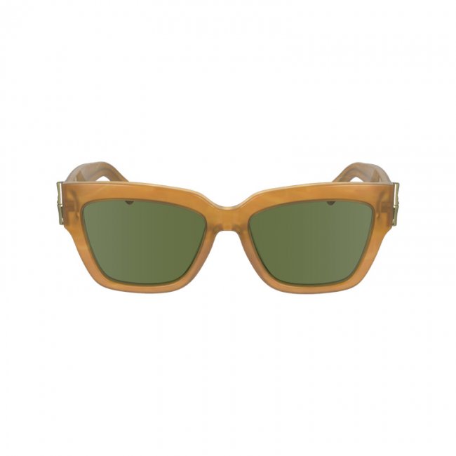 Longchamp Women's Fall-Winter 2023 Collection Sunglasses Honey - Metal | Honey