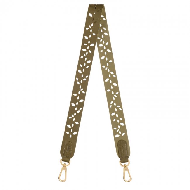 Longchamp Women's Végétal Shoulder strap Artichoke - Leather | Artichoke