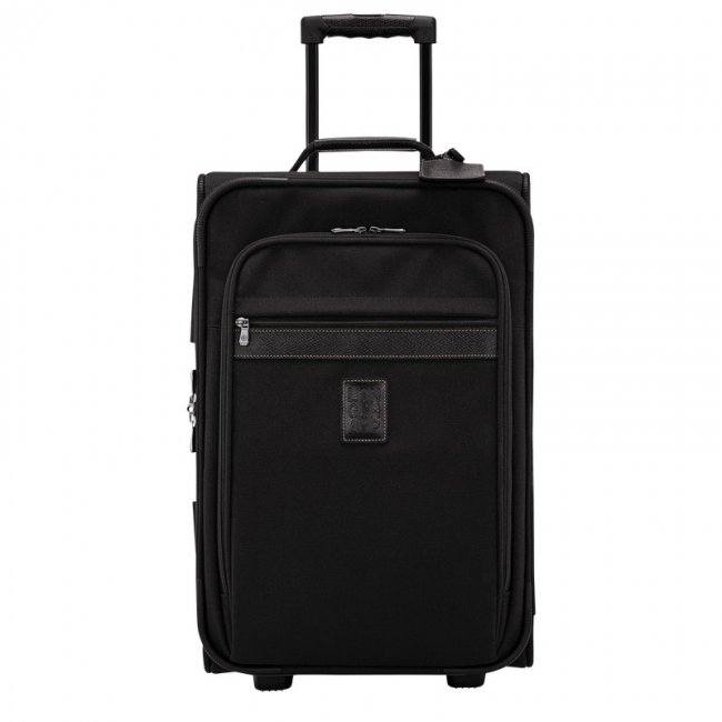 Longchamp Men's Boxford M Carry-on Black - Recycled canvas | Black