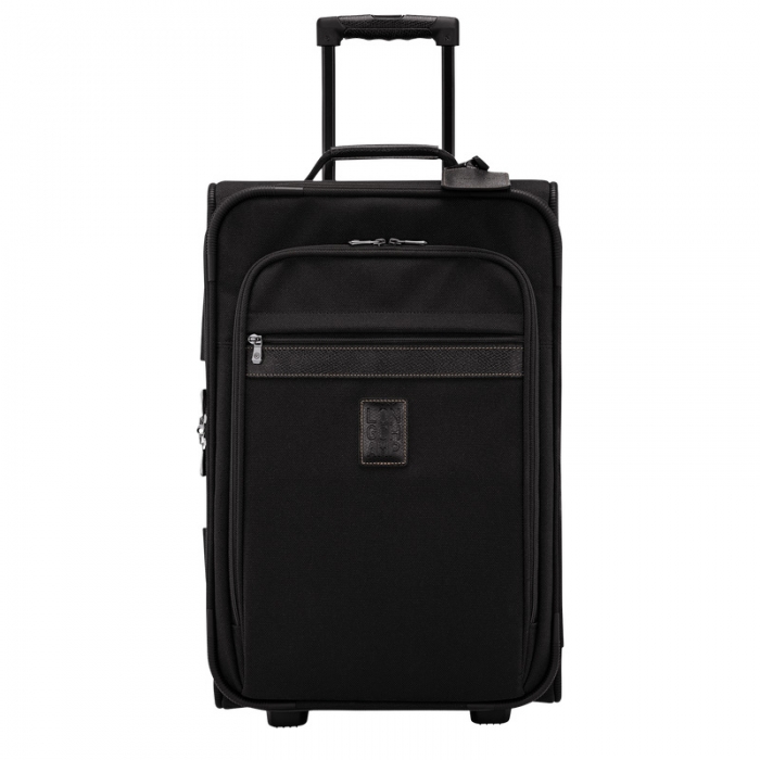 Longchamp Men's Boxford M Carry-on Black - Recycled canvas | Black