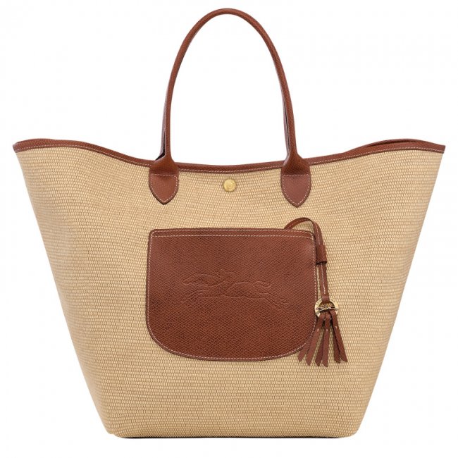 Longchamp Women's Le Pliage Collection L Basket bag Brown - Canvas | Brown