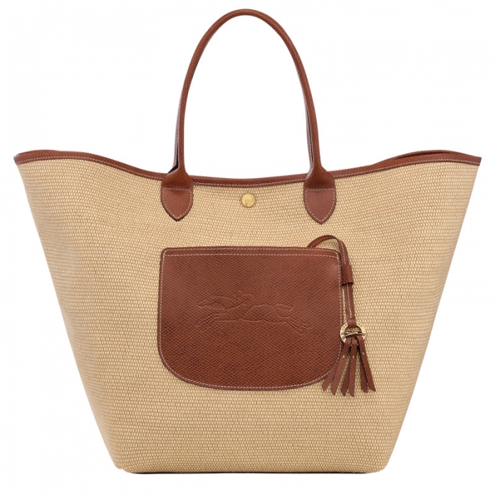 Longchamp Women's Le Pliage Collection L Basket bag Brown - Canvas | Brown