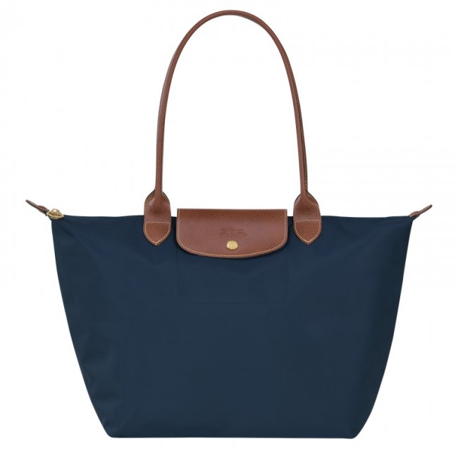 Longchamp Women's Le Pliage Original L Tote bag Navy - Recycled canvas | Navy