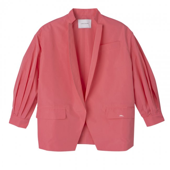 Longchamp Women's Kimono jacket Marshmallow - Technical taffeta | Marshmallow