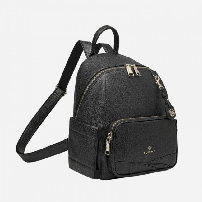 Nordace Backpacks - Pollina Vegan Mini Backpack-Black | New Arrivals