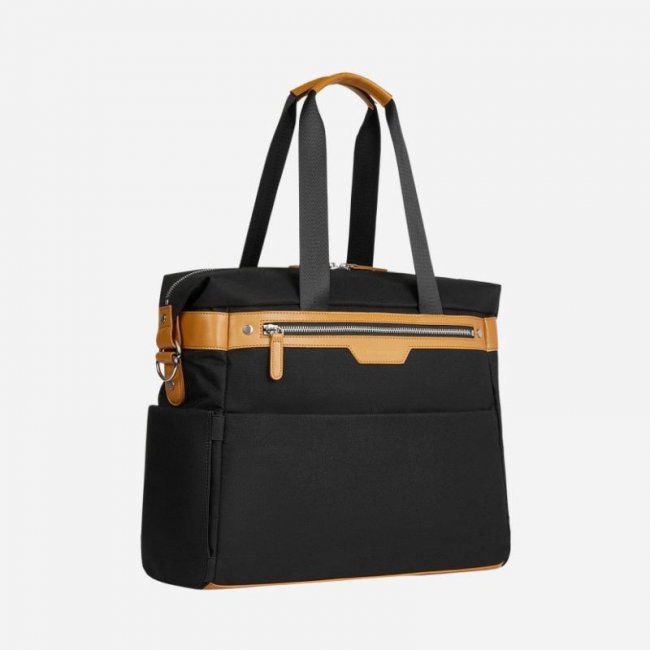 Nordace Bags - Hinz - Tote Bag For Work-Black-Brown | New Arrivals