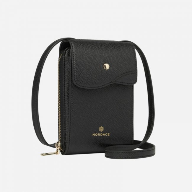 Nordace Bags - Pollina Vegan Phone Crossbody Bag-Black | New Arrivals