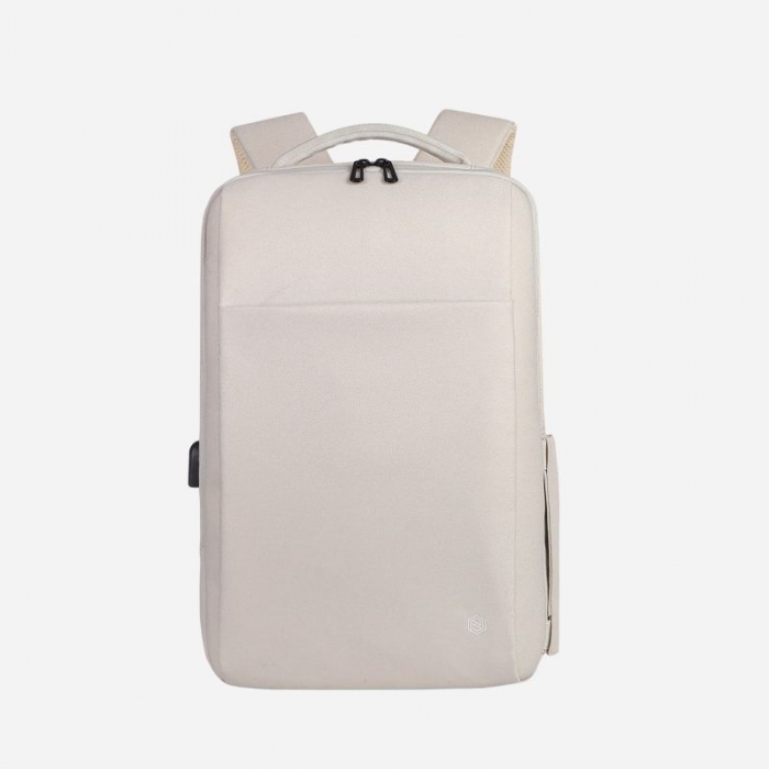 Nordace Backpacks - Bergen - Lightweight Daily Backpack-Beige | New Arrivals