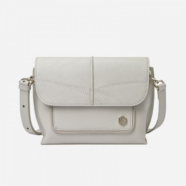 Nordace Bags - Pollina Vegan Crossbody Bag-Light Gray | New Arrivals