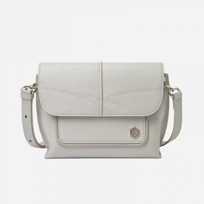 Nordace Bags - Pollina Vegan Crossbody Bag-Light Gray | New Arrivals