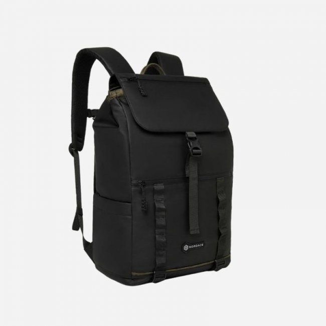 Nordace Backpacks - Edin Large Flap Backpack-Black | New Arrivals