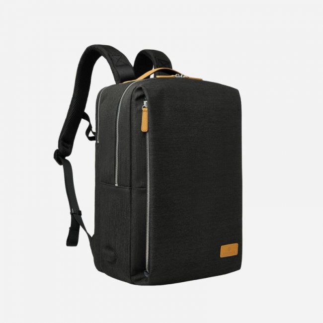 Nordace Backpacks - Siena Pro 15 Backpack-Black-Brown | New Arrivals