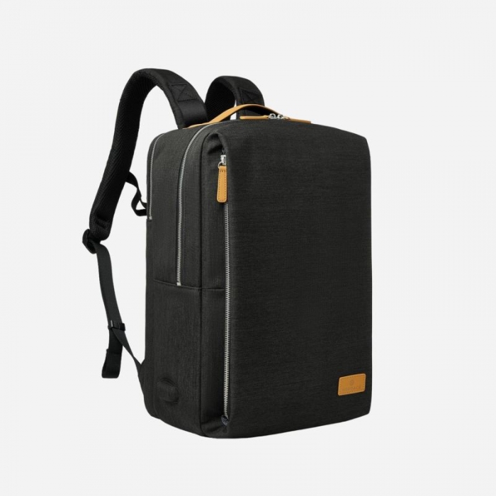 Nordace Backpacks - Siena Pro 15 Backpack-Black-Brown | New Arrivals
