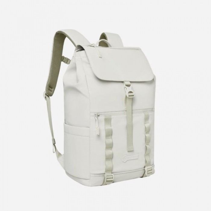 Nordace Backpacks - Edin Large Flap Backpack-Light Gray | New Arrivals