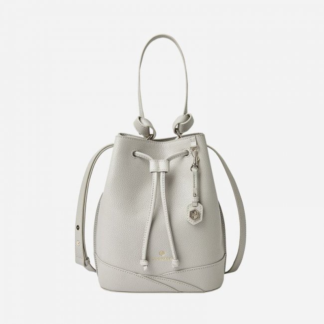 Nordace Bags - Pollina Vegan Bucket Bag-Light Gray | New Arrivals