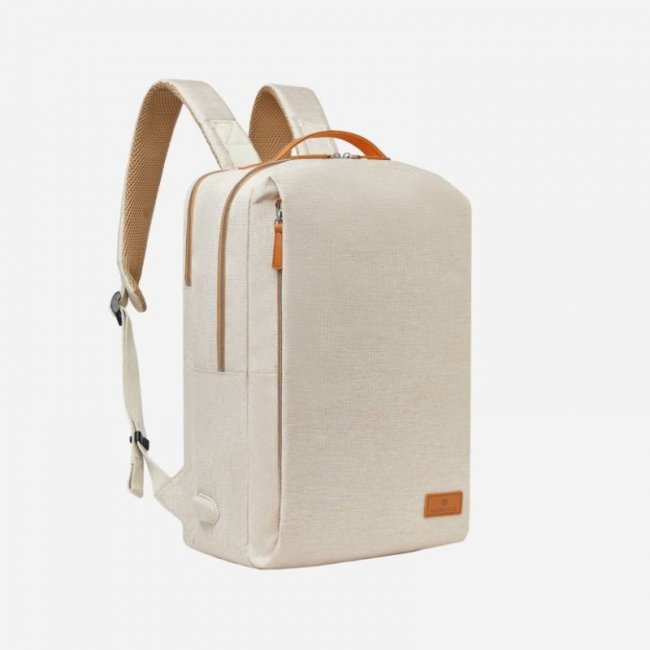 Nordace Backpacks - Siena - Smart Backpack-Beige | New Arrivals