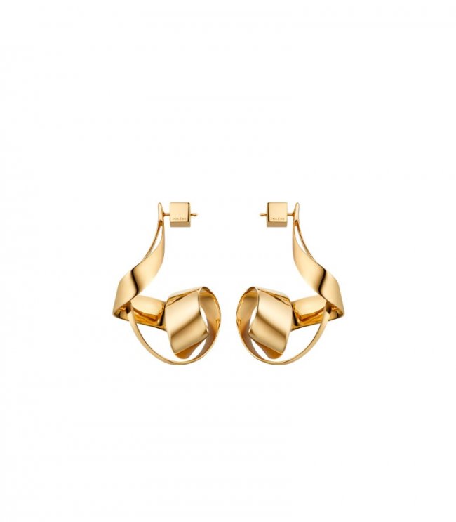 Women's Polene eole Spiral - 24 carat gold gilded