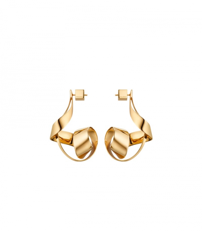 Women's Polene eole Spiral - 24 carat gold gilded