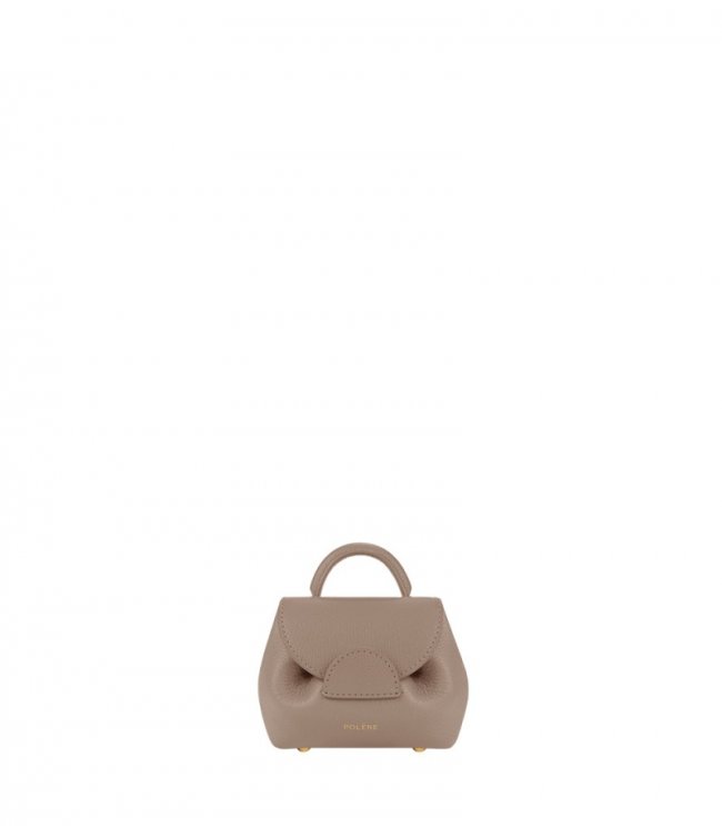 Women's Polene Numero Un Micro - Textured Taupe