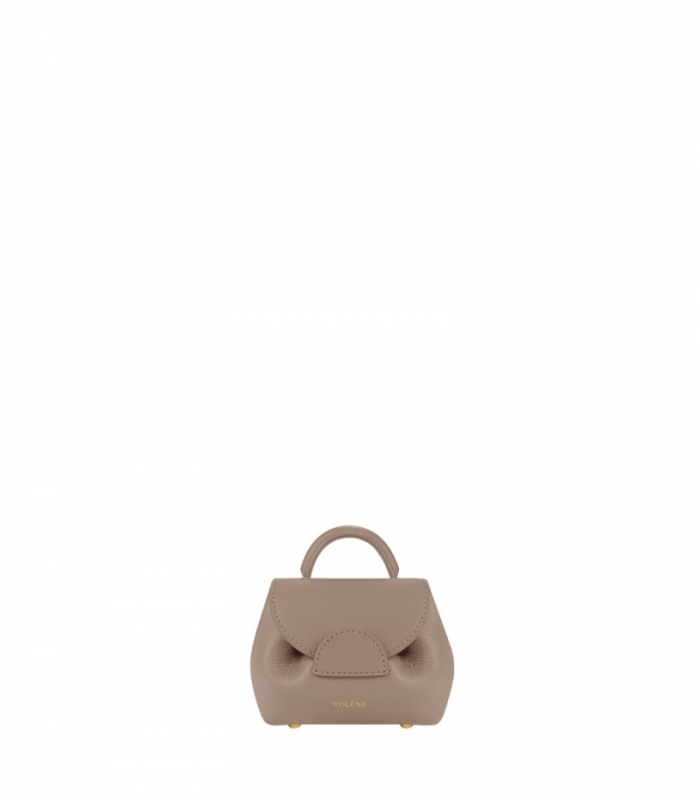 Women's Polene Numero Un Micro - Textured Taupe