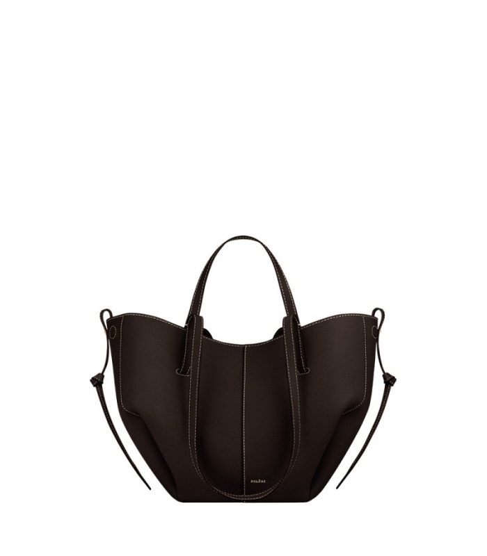 Women's Polene Cyme Mini - Textured Ebony