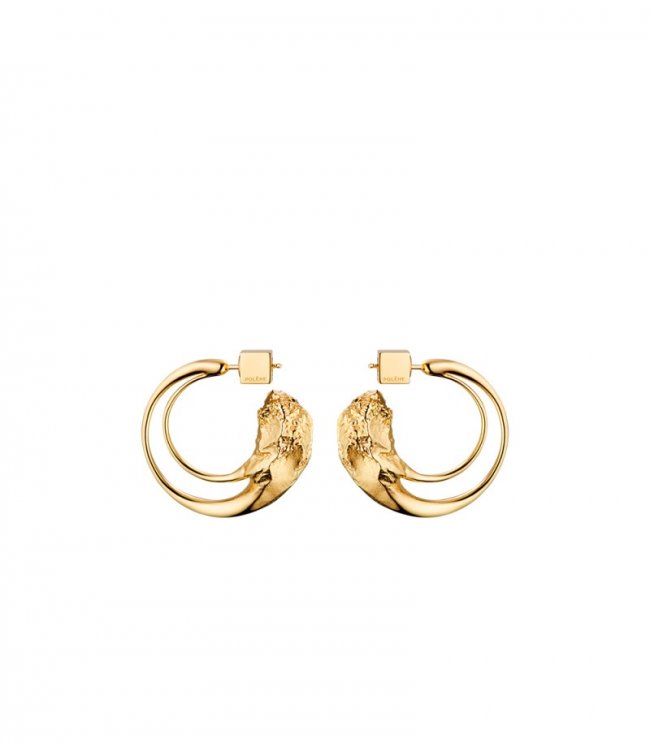 Women's Polene Eroz Hoop - 24 carat gold gilded?