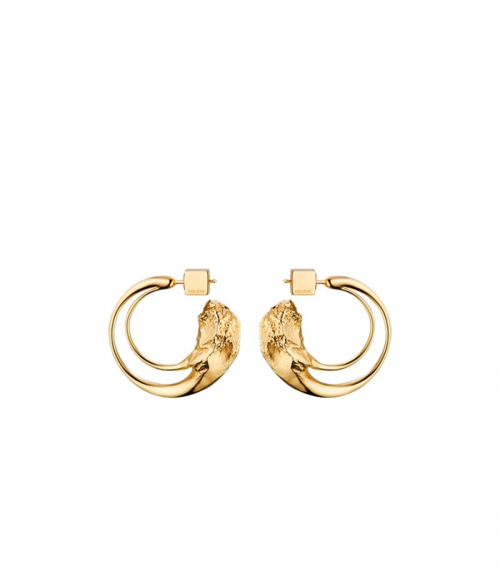 Women's Polene Eroz Hoop - 24 carat gold gilded?