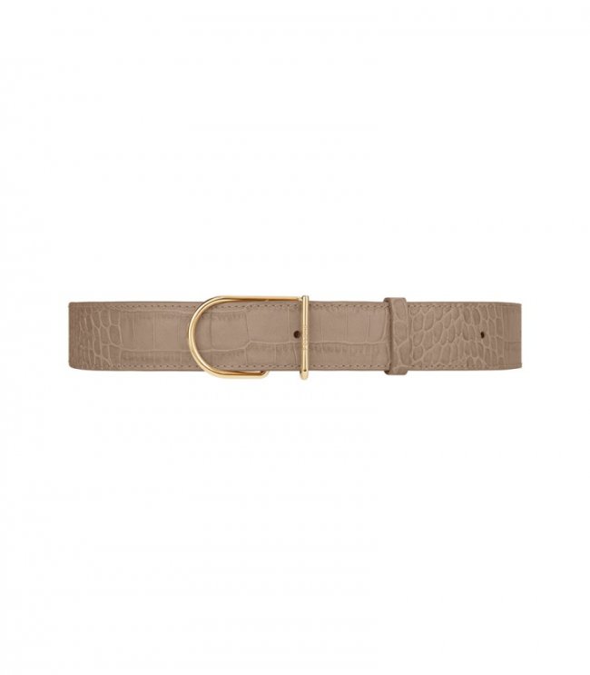 Women's Polene Umi Large - Taupe Croco