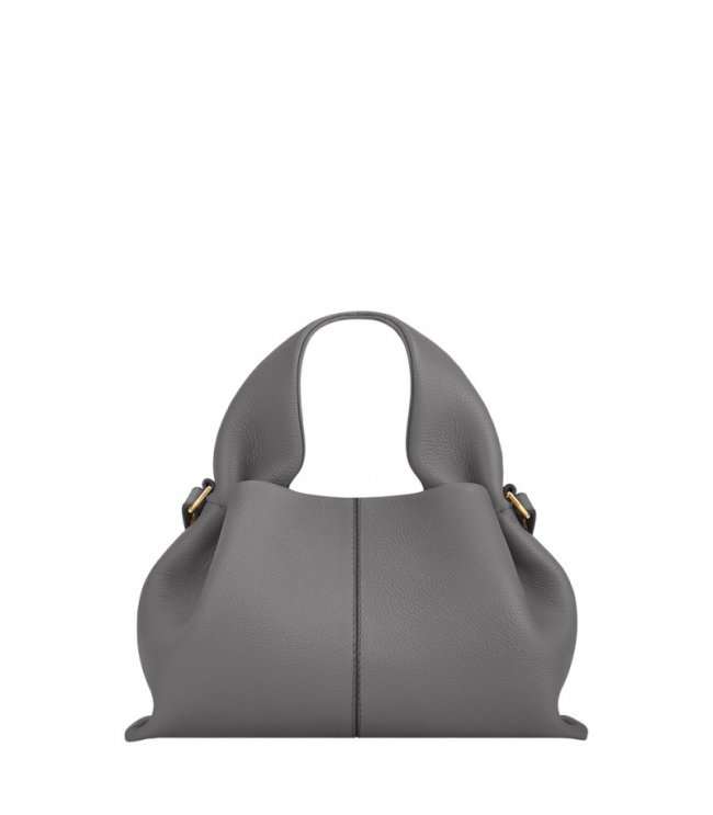Women's Polene Numero Neuf Mini - Textured Stone