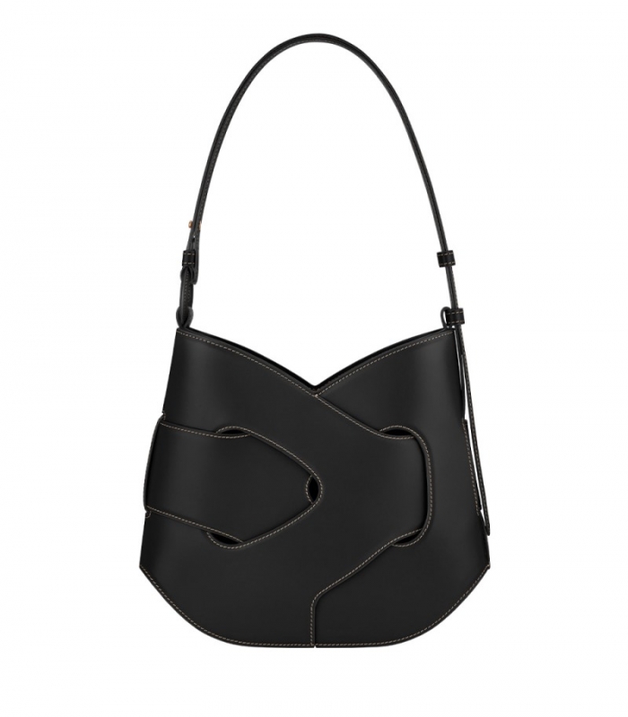 Women's Polene Nodde Hobo - Smooth Black