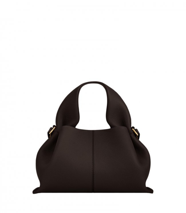 Women's Polene Numero Neuf Mini - Textured Ebony