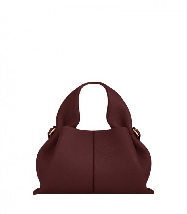 Women's Polene Numero Neuf Mini - Textured Black Cherry