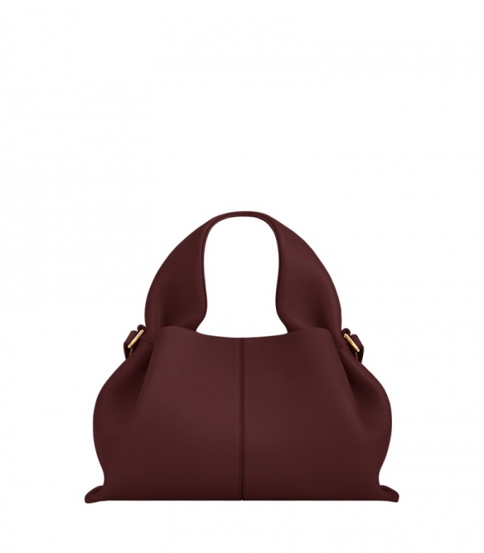 Women's Polene Numero Neuf Mini - Textured Black Cherry