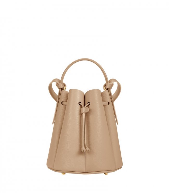 Women's Polene Numero Huit Mini - Textured Beige