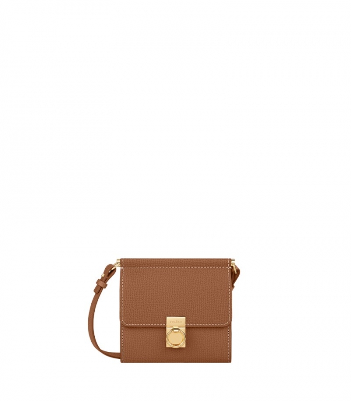 Women's Polene Numero Sept Crossbody - Textured Camel