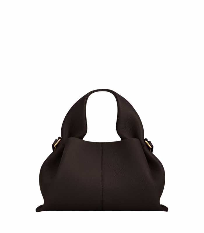Women's Polene Numero Neuf Mini - Textured Ebony