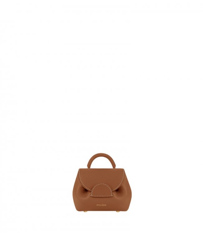 Women's Polene Numero Un Micro - Textured Camel