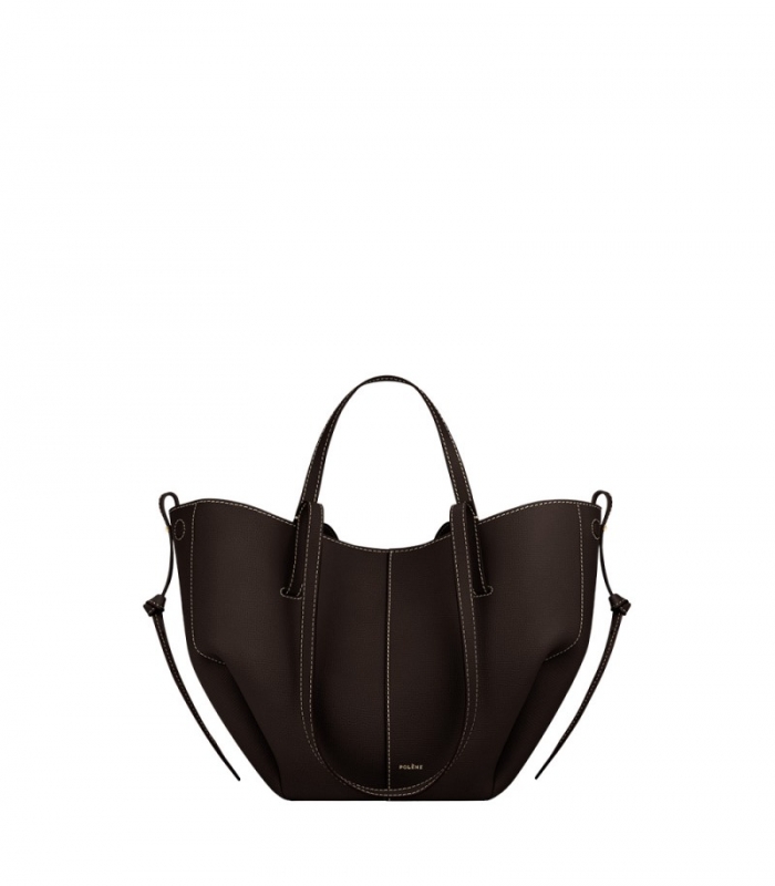 Women's Polene Cyme Mini - Textured Ebony